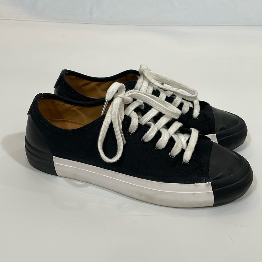 The Office of Angela Scott El Capitan Platform Colorblock Sneaker Black 8 EUC - Picture 1 of 14